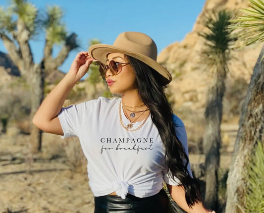 Champagne for Breakfast Tee