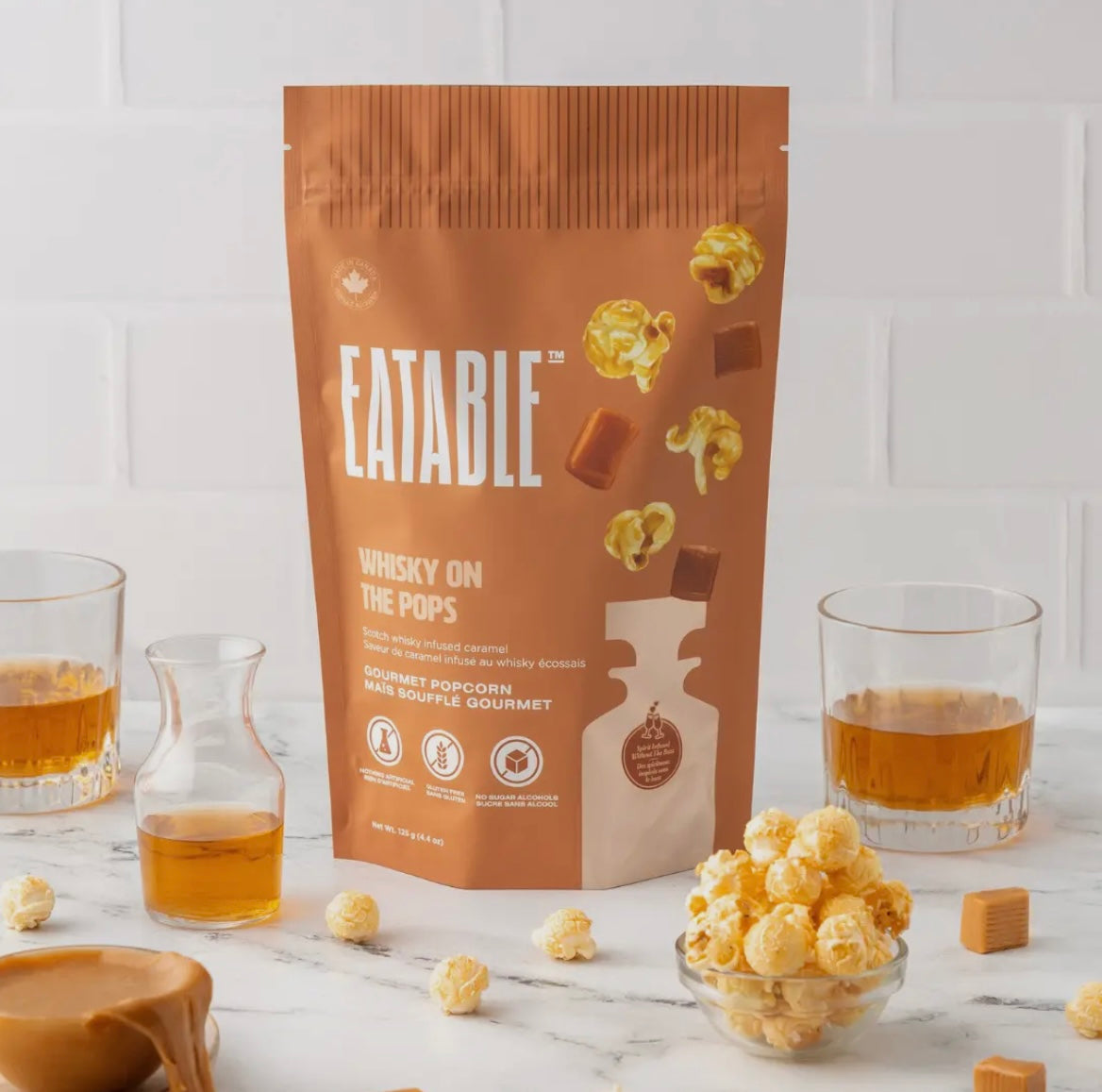 Whisky On the Pops-Gourmet Caramel Popcorn