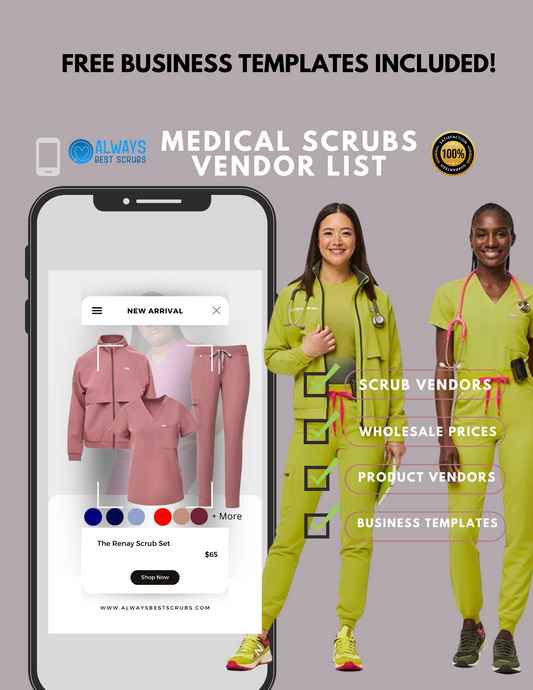 Medical Scrubs Vendor's List